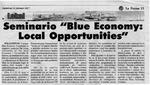 Seminario "Blue Economy: Local opportunities"